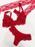 Conjunto lingerie Maria vermelho P na internet