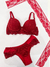 Conjunto lingerie Ayla vermelho P - comprar online