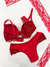 Conjunto lingerie Ayla vermelho P na internet