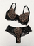 Conjunto lingerie Luísa animal print/preto P - comprar online