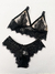 Conjunto lingerie Ísis preto M - comprar online