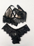 Conjunto lingerie Ísis preto P na internet