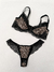 Conjunto lingerie Isabela preto bicolor P - comprar online