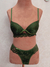 Conjunto lingerie Helena verde G