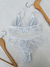 Conjunto lingerie Alice branco P na internet