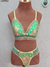 Conjunto lingerie Alice bicolor amarelo G - comprar online