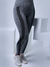 Calça fitness avulsa sem costura cinza/preto - comprar online