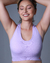 Top fitness avulso dupla face laranja/lilás - loja online