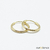Brinco de Argola Pequena Fio Redondo em Ouro 18K