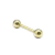 Piercing para Trágus Modelo Reto em Ouro 18K