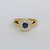 Anel com Pedra Central em Ouro 18K - comprar online