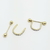 Piercing de Orelha Hélix com Zircônias em Ouro 18K - comprar online
