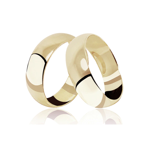 Aliança para Casamento em Ouro 18K — Ref. AL105 - comprar online