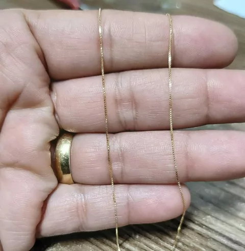 Corrente Veneziana 45cm em Ouro 18K