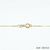 Corrente Estilo Gravata com Pingentes Ponto de Luz em Ouro 18K - comprar online