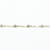 Pulseira Infantil com Pedras Brancas em Ouro 18K - comprar online