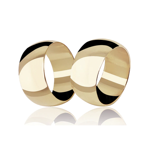 Aliança para Casamento em Ouro 18K — Ref. AL107 - comprar online