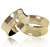 Aliança para Casamento Anatômica com Brilhantes em Ouro 18K — Ref. AL121 - comprar online