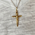 Cruz com Cristo em Ouro 18K na internet