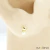 Brinco Infantil Bolinha com Pérola 3mm em Ouro 18K