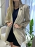 Blazer Essential Bege Clássico - Camila Meirelles Moda Feminina