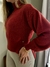 Blusão Tricot Bordeaux Elegance - comprar online