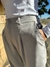Calça Alfaiatada Casual Cinza Claro na internet