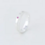 Aliança de Prata Diamantada com Zircônia Rosa 4mm - comprar online