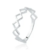 Anel de Prata Feminino Losangos - comprar online