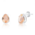 Brinco de Prata Gota Zircônia 11mm - Céu de Prata