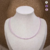 Choker de Prata Cristais e Bolinhas 40cm - loja online