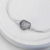 Pulseira de Prata para Berloques Coração Cravejado 18cm - Céu de Prata