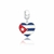 Berloque de Prata Bandeira Cuba