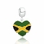 Berloque de Prata Bandeira Jamaica