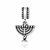 Berloque de Prata Candelabro Menorah
