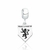 Berloque de Prata Casa Lannister - Game of Thrones