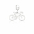 Berloque de Prata Bike Lisa: Para Amantes de Ciclismo e Estilo