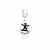 Berloque de Prata Esportes - Snowboard