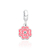 Berloque de Prata Flor Rosa: Floresça com elegância e sofisticação em sua pulseira