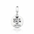 Berloque de Prata Keep Calm And Love Pets