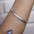 Bracelete de Prata Aro Detalhado (5mm) 18cm