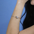 Bracelete de Prata Rígida com Bolas 18cm