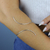 Bracelete de Prata Rígido Moderno Ondulado Orgânico 18cm