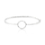 Bracelete de Prata Torcido Circulo