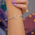 Bracelete de Prata Torcido Circulo