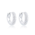 Brinco Argola de Prata Cravejada 1,3cm: Glamour para Looks Deslumbrantes
