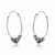 Brinco de Prata Argola Boho Bali 2,1cm