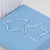 Brinco de Prata Argola Estrela 4,7cm