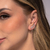 Brinco de Prata Earcuff Bolinhas e Fios - Jana Taffarel