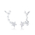 Brinco de Prata Earcuff Estrelas